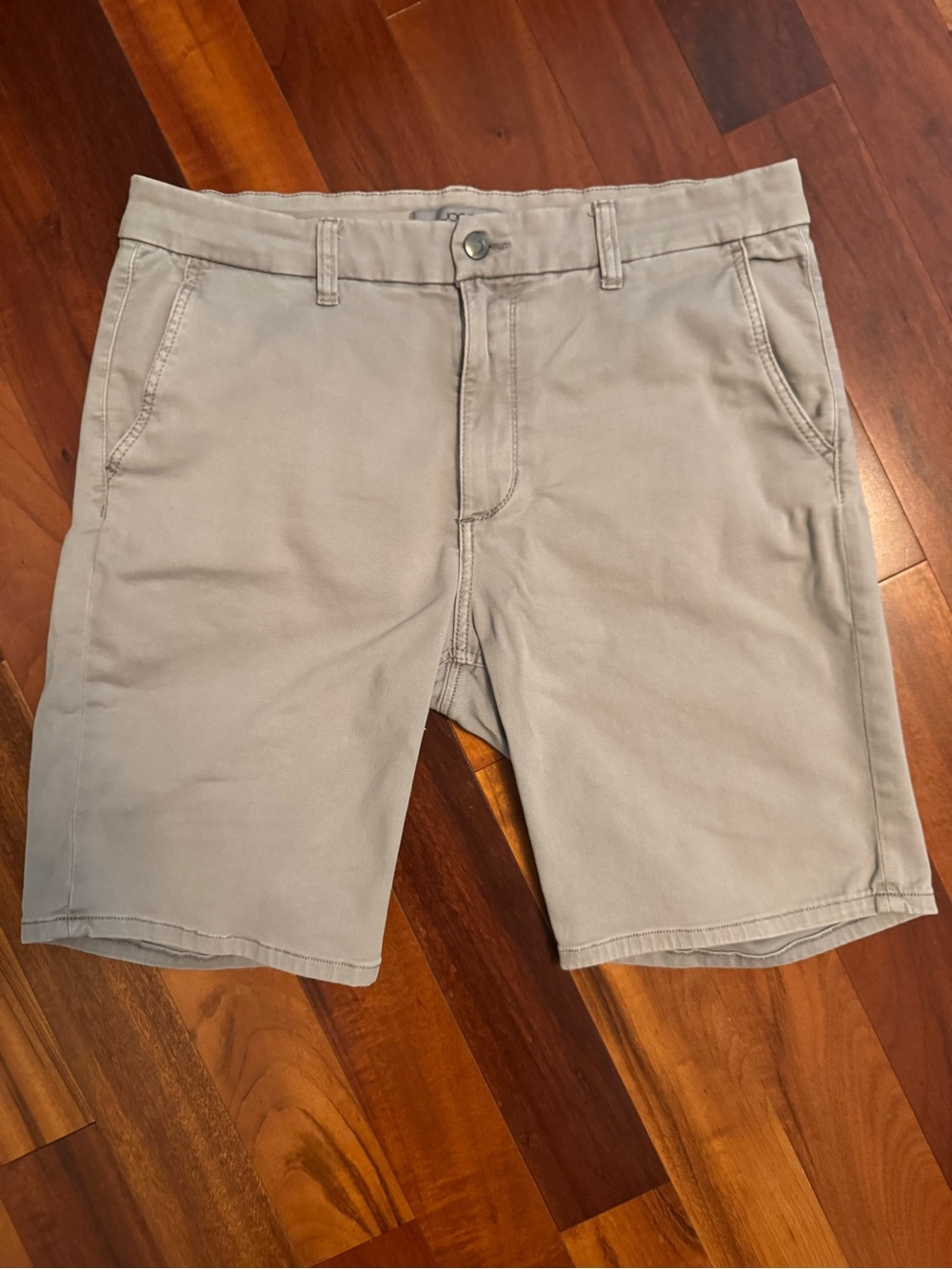 Joe's Jeans Light Gray Flat Front Chino Shorts
